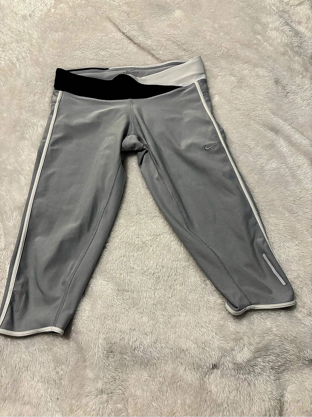 Nike Dri-FIT running tights Running Tights Gray Small